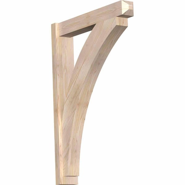 Ekena Millwork 6 in. x 42 in. x 30 in. Thorton Craftsman Smooth Douglas Fir Outlooker