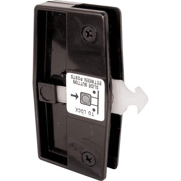 Prime-Line Screen Door Latch and Pull with Security Lock, New Columbia