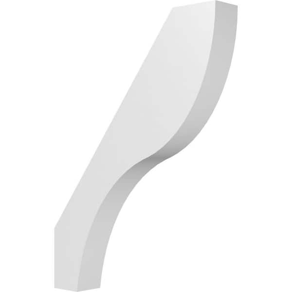 Ekena Millwork Geneva 3 in. W x 24 in. H x 18 in. D Polyurethane Knee Brace
