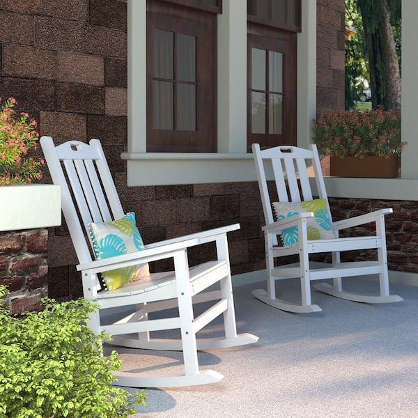 Outdoor rocking chair set of online 2