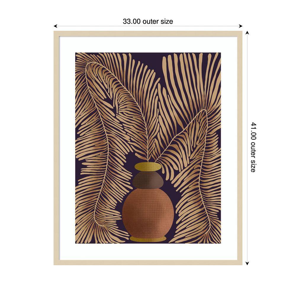 Regina Morre Svelte Natural Framed Botanical Graphic Art Print