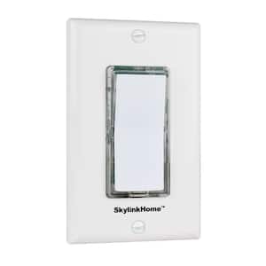 TB-318 Wireless Wall Mounted Light Switch Transmitter for Skylink Receivers - White