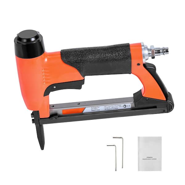 Pneumatic 22 Gauge Long-Nose Upholstery Stapler, 71 Series 3/8 in. Crown 1/4-5/8 in. Staples, Max 180PCS, Woodworking