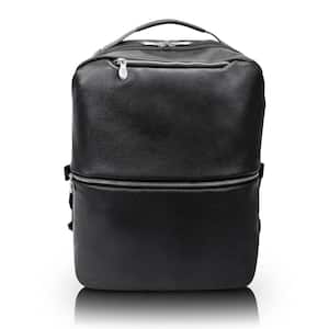 East Side, Pebble Grain Calfskin Leather, 17 in. 2-in-1, Convertible Travel Backpack & Cross-Body, Black (18875)