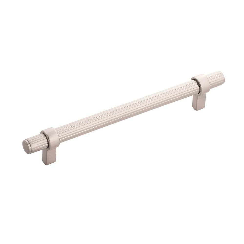 Sinclaire Collection 6-5/16 in. (160mm) Center to Center Satin Nickel Bar Cabinet Pull price history on PriceWatchPro