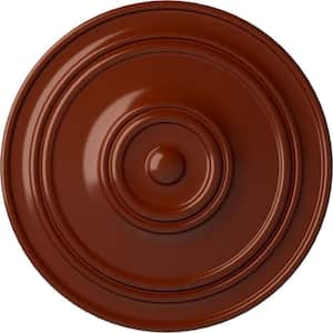 21-7/8 in. x 2-3/8 in. Classic Urethane Ceiling Medallion (For Canopies upto 5-1/2 in.) Hand-Painted Firebrick