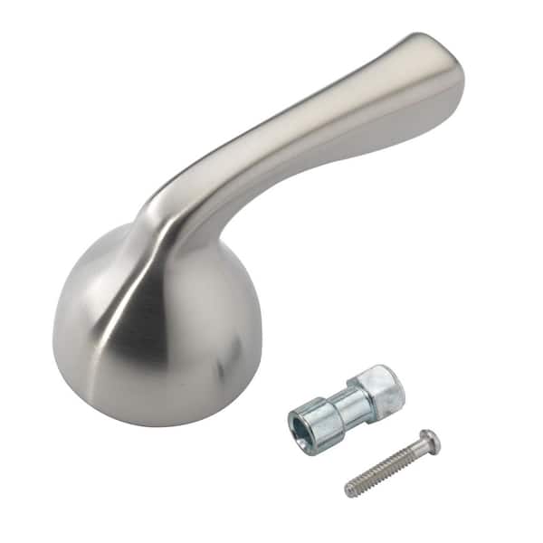 1-Pack Foundations Tub and Shower Faucet Metal Lever Handle Kit in Stainless
