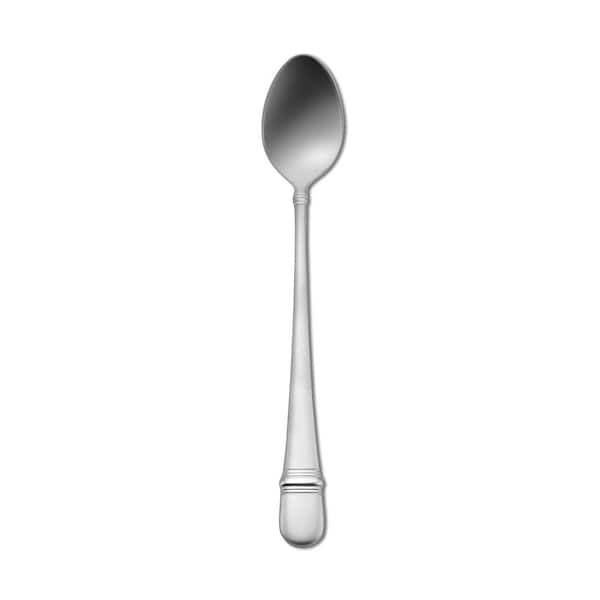 4 Iced Tea Spoons SATIN ASTRAGAL Oneida Stainless Steel Satin Flatware Exc 