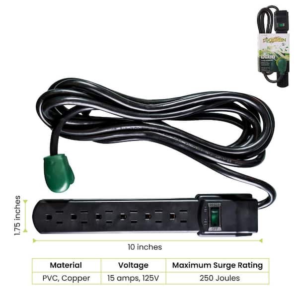 Surge Protector Home Appliance,Single Outlet Power Voltage Protector,Voltage Brownout Outlet Surge Refrigerator, Size: Large
