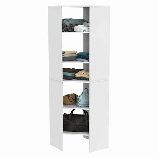 ClosetMaid Impressions 3-Shelf White Shoe Organizer 14905 - The Home Depot