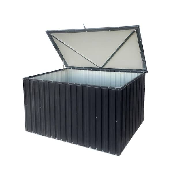2.3 ft. W x 4.3 ft. D Black Metal Shed (26.26 sq. ft.)