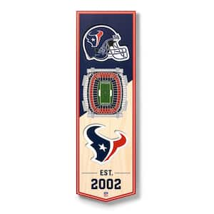 YouTheFan NFL Seattle Seahawks 6 in. x 19 in. 3D Stadium Banner