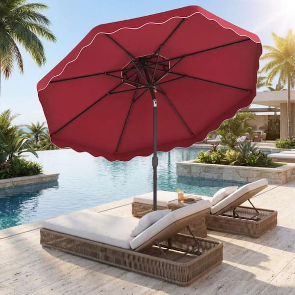 coral coast patio umbrella lights Patio Umbrella Lights Cordless 120 LED Table Umbrella Lights with Remote  Control Battery Operated Waterproof Parasol String Lights for 7-11 Feet  Outdoor Backyard Beach Umbrella Dcor (Warm White)