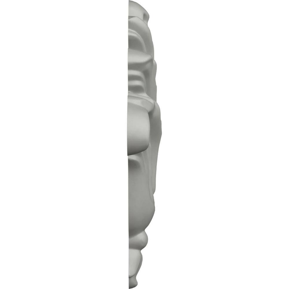 Small Primed Polyurethane Foliage Onlay Accent Piece