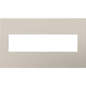 adorne 4 Gang Decorator/Rocker Wall Plate, Greige (1-Pack)