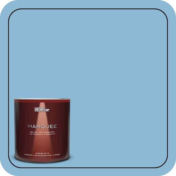 BEHR MARQUEE 1 Qt. #MQ5-55 Simply Posh One-Coat Hide Matte Interior Paint & Primer