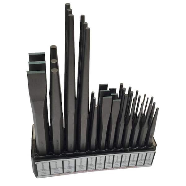Wilde Tool Punch and Chisel Display Set in Natural (36-Piece)