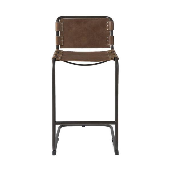 Homeroots Amelia 42 In H Black Brown, 42 Bar Height Stools