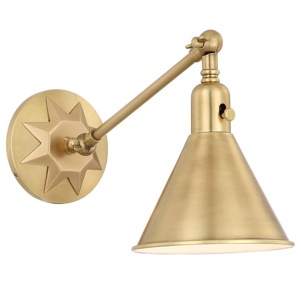 Morgan 1-Light Aged Brass Sconce price history on PriceWatchPro