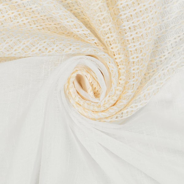 90 Wide Muslin Fabric Dyed Off White, by the yard