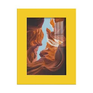 Modern 3.5 in. x 5 in. Yellow Picture Frame