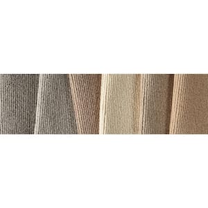 6 in. x 6 in. Berber Carpet Sample - Quintessence - Color Oatmeal