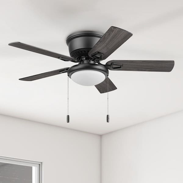 Hampton Bay Sinclair II 44 in. Indoor Brushed Nickel LED Ceiling