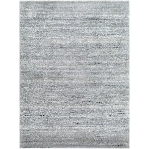 Portofino Charcoal/Light Sage Abstract 5 ft. x 7 ft. Indoor Area Rug