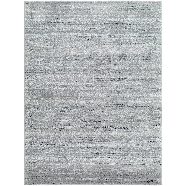 Livabliss Portofino Charcoal/Light Sage Abstract 7 ft. x 9 ft. Indoor Area Rug