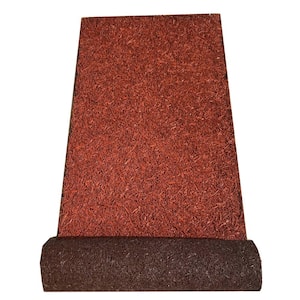 6 ft. x .75 in. x 2 ft. Reversible Red/Brown Rubber Edging Mat – 1-Piece