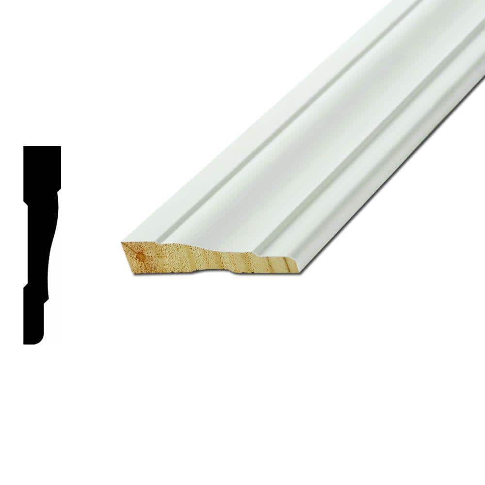 American Wood Moulding WM444 11/16 in. x 31/2 in. Primed FingerJoint