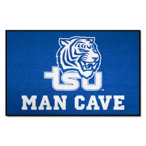 Tennessee State Man Cave Blue 1.5 ft. x 2.5 ft. Starter Area Rug