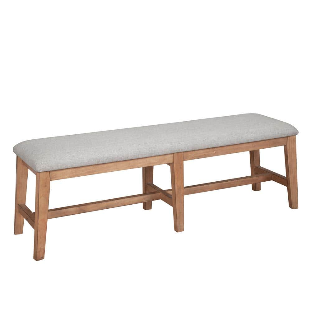 Alpine Furniture Olejo Natural Bedroom Bench 3426 03 The Home Depot   Natural Bedroom Benches 3426 03 64 1000 