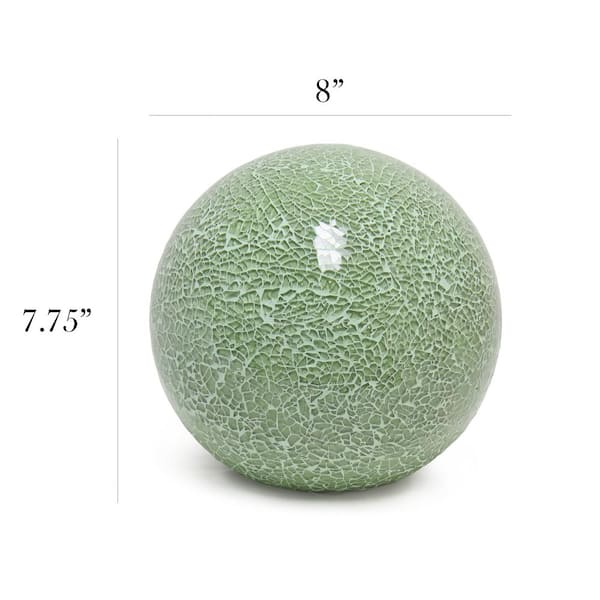 Simple Designs Sage Green Contemporary 1-Light Mosaic Stone