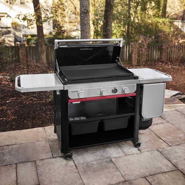 weber☆weber Weber Slate Griddle 3-Burner Propane Gas 30 in. Flat Top