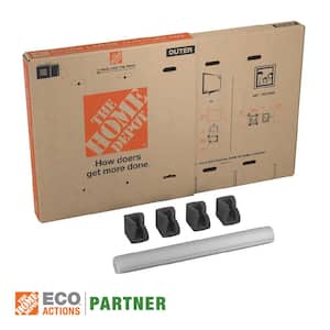 Heavy-Duty Extra-Large Adjustable TV and Picture Moving Box with Handles (2-Pack)