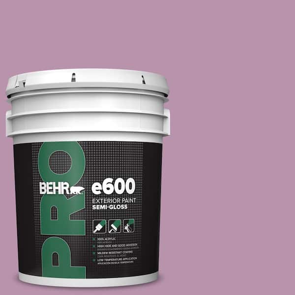 BEHR PRO 5 gal. #680D-5 Bed of Roses Semi-Gloss Exterior Paint