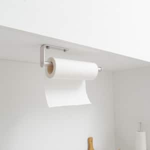 Wall Mount Paper Towel Holder Bulk-Self-Adhesive Under Cabinet in Brushed Nickel