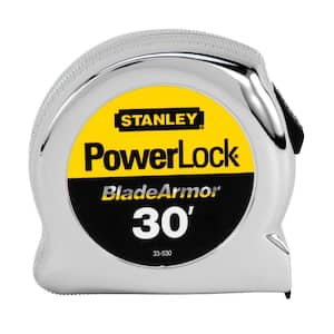 PowerLock 30 ft. x 1 in. Tape Measure with Blade Armor Coating