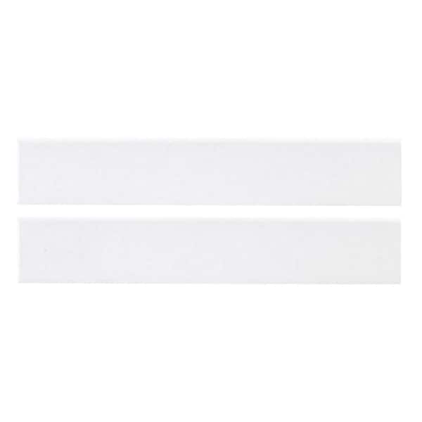 MSI Adella White Bullnose 3 in. x 18 in. Matte Porcelain Wall Tile (10 sq.  ft./Case) NADEWHI3X18BN-R - The Home Depot