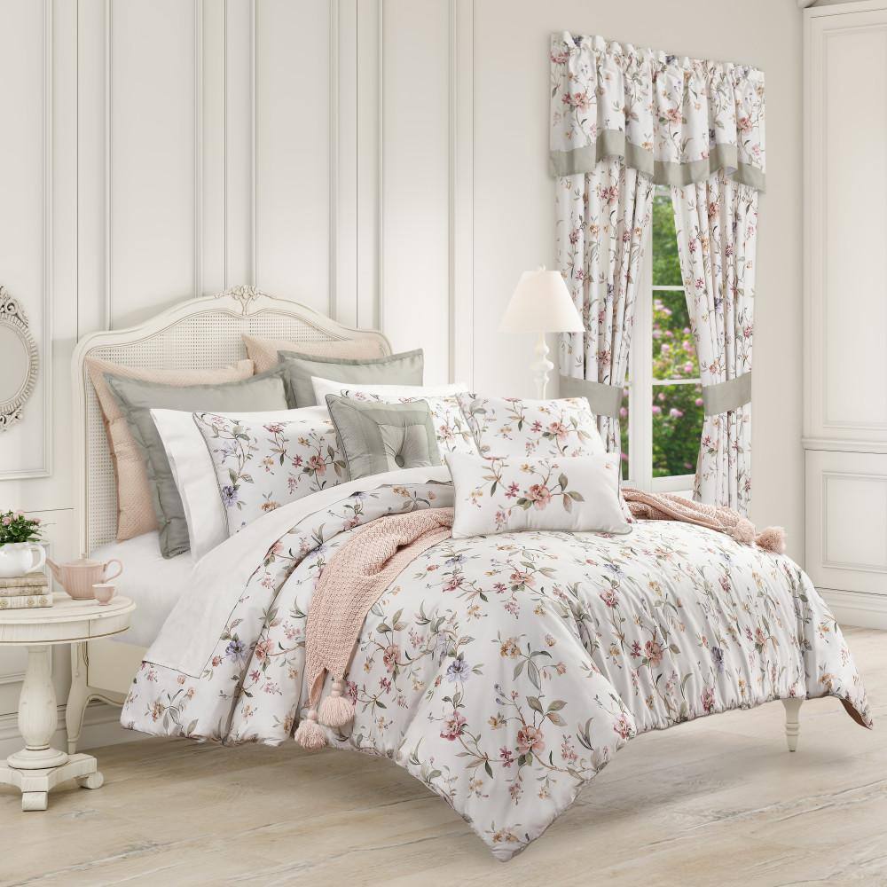 Charlotte Ivory Cotton King/Cal King 3Pc. Comforter Set price history on PriceWatchPro