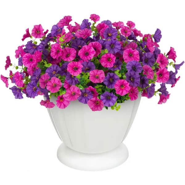 未開封　MORNING GLORY Synthetic Amazon.com: Scappof Artificial Hanging Morning Glory Flowers