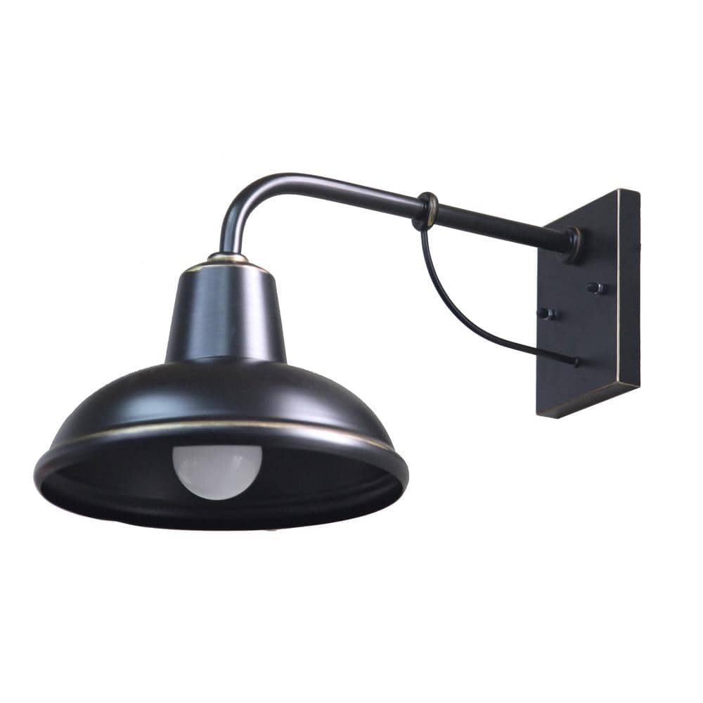  Tanner 1-Light Imperial Black Outdoor Barn Light Sconce