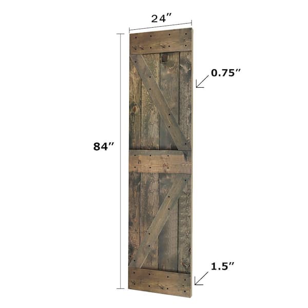 FREDBECK 48 x 84 Inch (Double 24x84 Inch Doors  