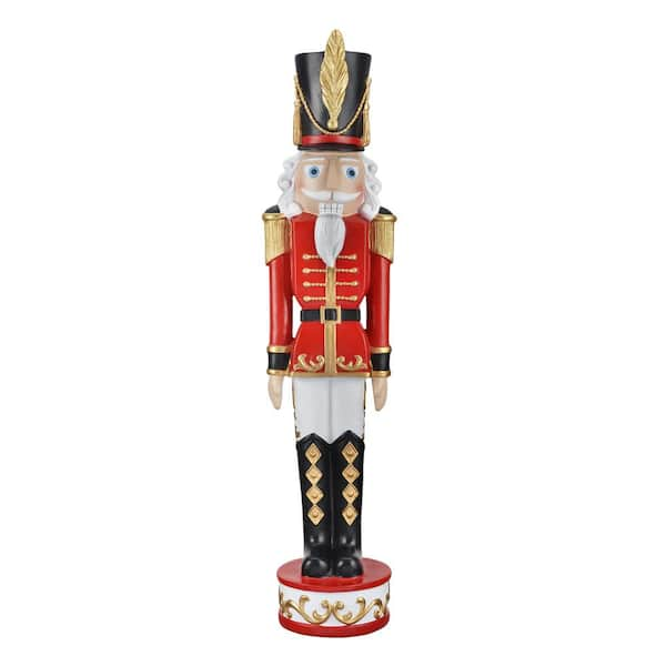 Haute Decor 37 in. Red and Black Christmas Nutcracker DCGD0016 - The ...