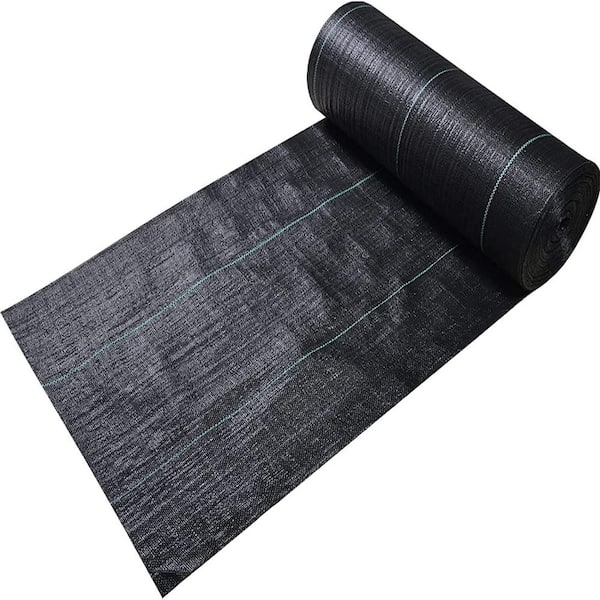 3 ft. W x 300 ft. L Heavy Duty Polypropylene Weed Barrier Landscape Fabric for Underlayment, Commercial Driveway Fabric