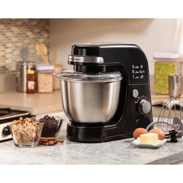 CLASSIC STAND MIXER HAMILTON BEACH 6 Speed Cooking Kitchen Dough Bread Cake NEW 