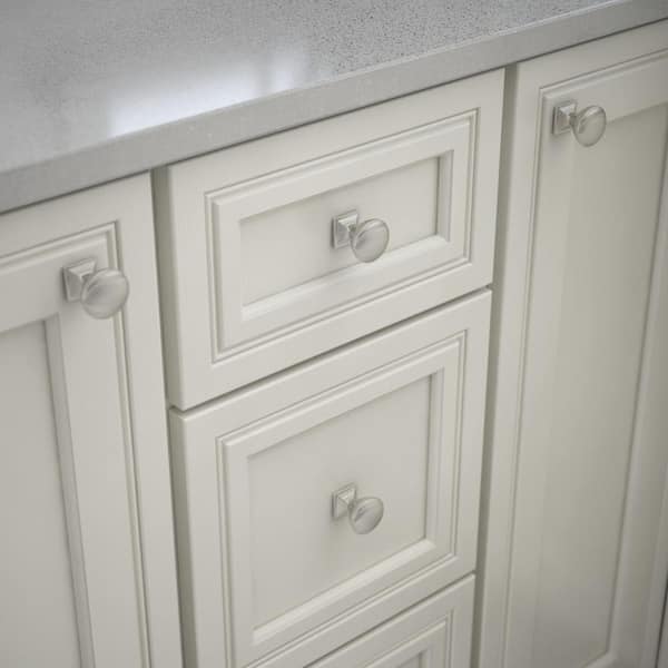 Southhampton 1-1/4 in. (32 mm) Traditional Satin Nickel Round Cabinet Knob