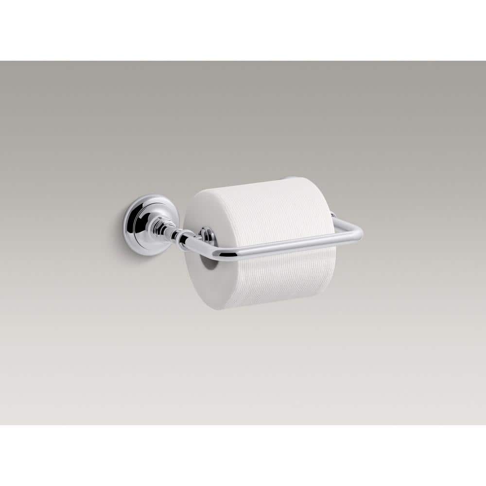 Polished Chrome Pivoting Toilet Tissue Holder