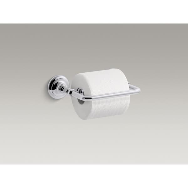 Artifacts Pivoting Double Post Toilet Paper Holder in Polished Chrome